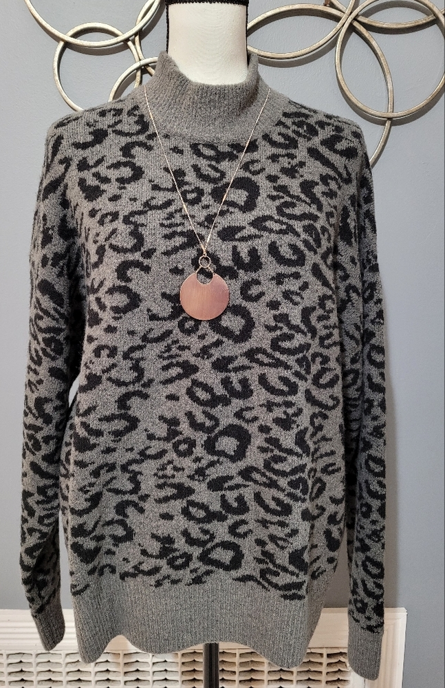 Women's Workshop Republic Animal Print Sweater